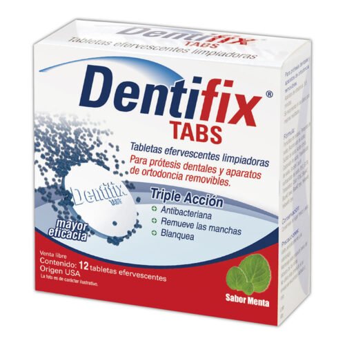 DENTIFIX TABLETAS LIMPIADORAS X 12