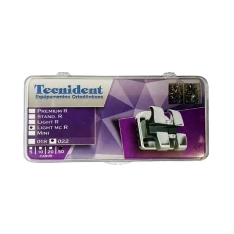 BRACKETS TECNIDENT LIGHT ROTH X CASO