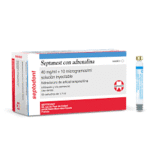 ANESTESIA SEPTANEST SEPTODONT 1/100.000 X 50 UNIDADES